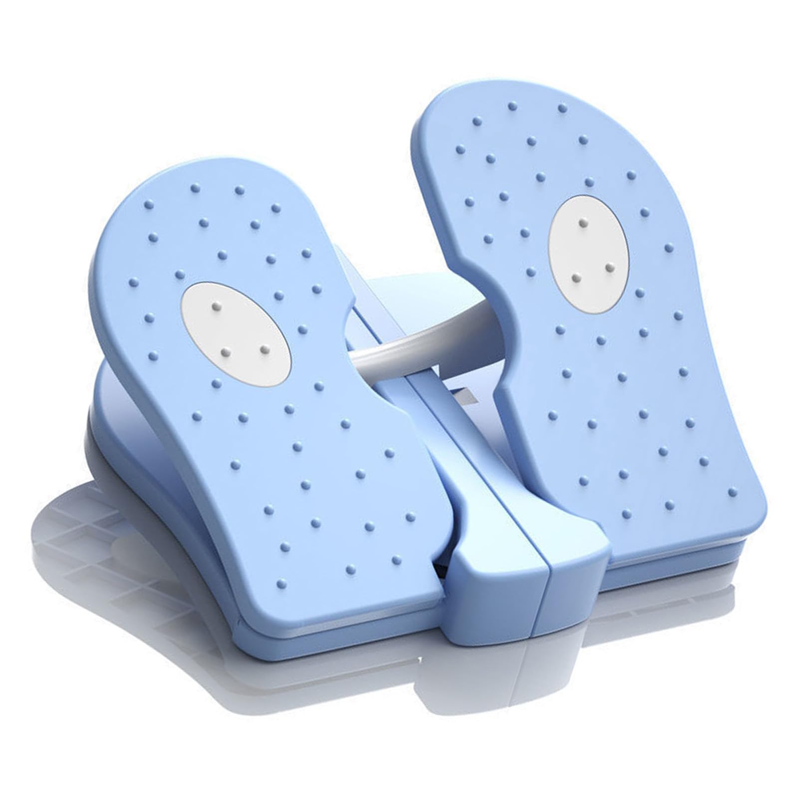 LICAEVEY Mini Stepper Hine, Quiet Under Desk Leg Exerciser with Reinforced Nylon Base, Non-Slip Massage Pedals, Folding Design for Home Workouts (One Size)