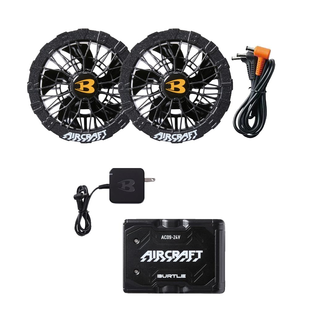 バートル　ファンアーバンブラック　バッテリー　24V AC09 AC09-2 バートル AC09 24Vリチウムイオン 急速充電4時間 バッテリー