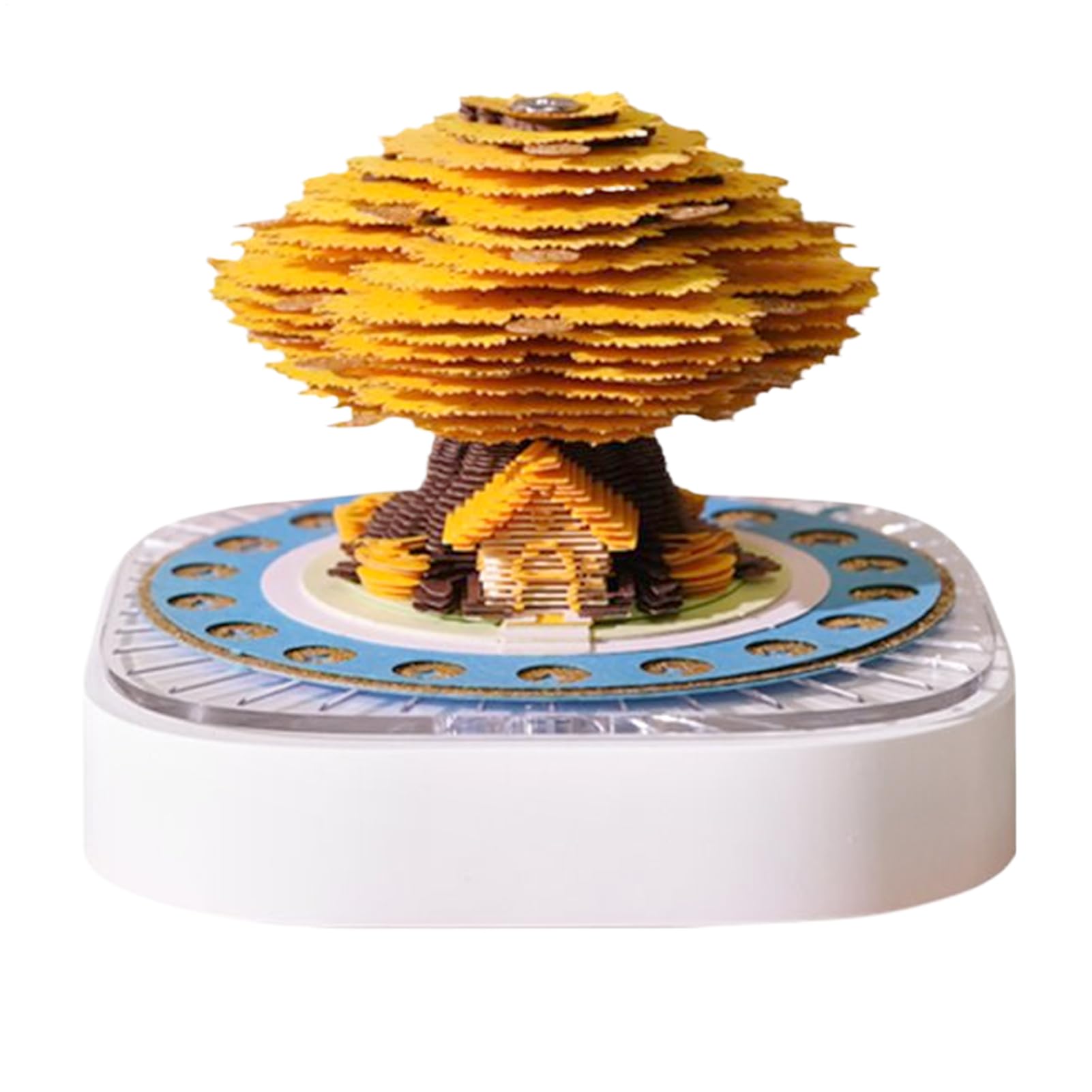Calendrier de bureau 3D art papier bloc-notes maison ecole - 8