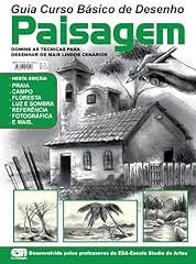 Capa de Guia Curso Básico de Desenho - Paisagens