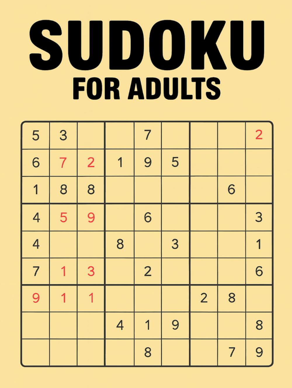 Sudoku For Adults: Large Print Sudoku Puzzle Book For Adults With Easy, Medium & Hard Difficulty. Perfect For Beginners & Seniors.