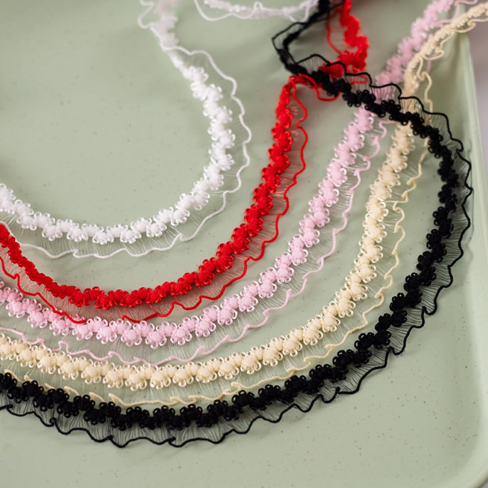 10 Yards Lace Border Elastic Lace Ribbon, Lace Trim Lace - Image 3