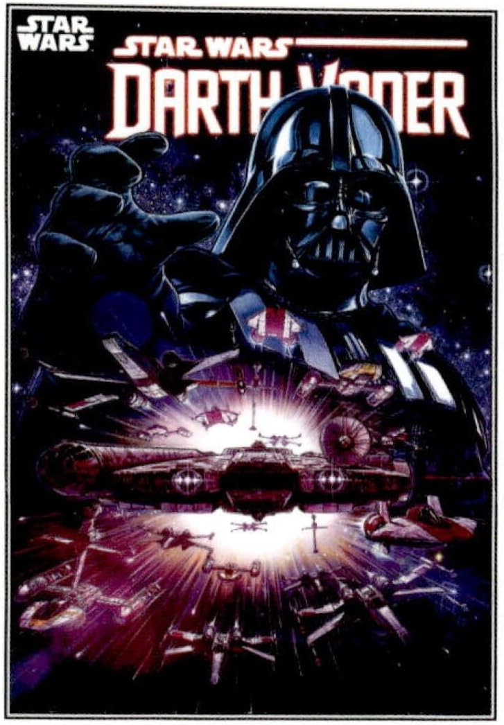 2023 Topps Star Wars Comic Covers Cover Art #CC-4 Darth Vader#13 Officially Licensed Trading Card in Near Mint to Mint Condition