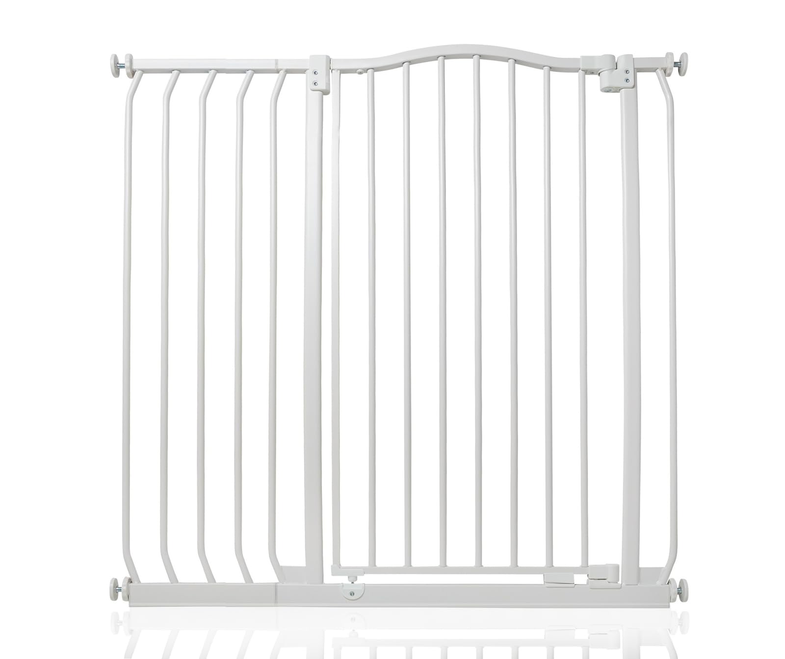 Safetots Extra Tall Curved Top Safety Gate, 116cm - 125cm, Matt Black, Extra Tall 100cm in Height, Pressure Fit Stair Gate, Baby Gate for Doors Hallways and Spaces, Safety Barrier, Easy Installation — view 28