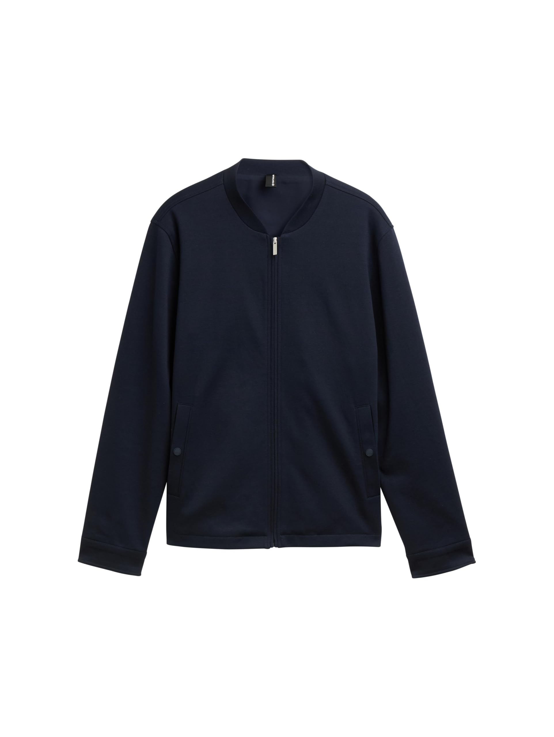 TOM TAILOR Herren 1047274 Piqué Blouson Jacke mit Bomberkragen