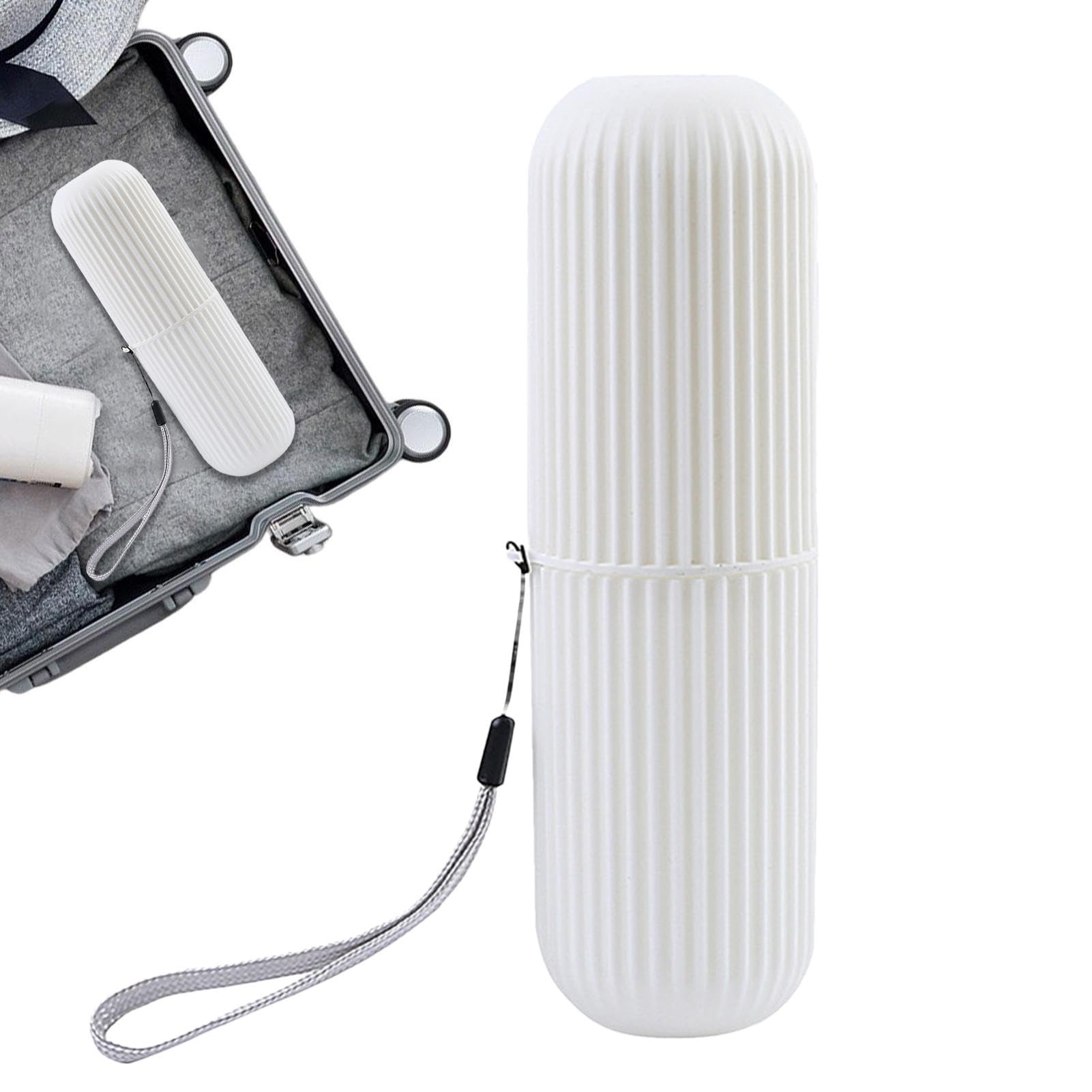 Toothbrush Holders Travel Case - Travel Toothbrush Holder, Dust-Proof Portable Toothbrush Cup Case | Multifunction Travel Toothbrush Cup Organizer for Home Travel Business Camping School