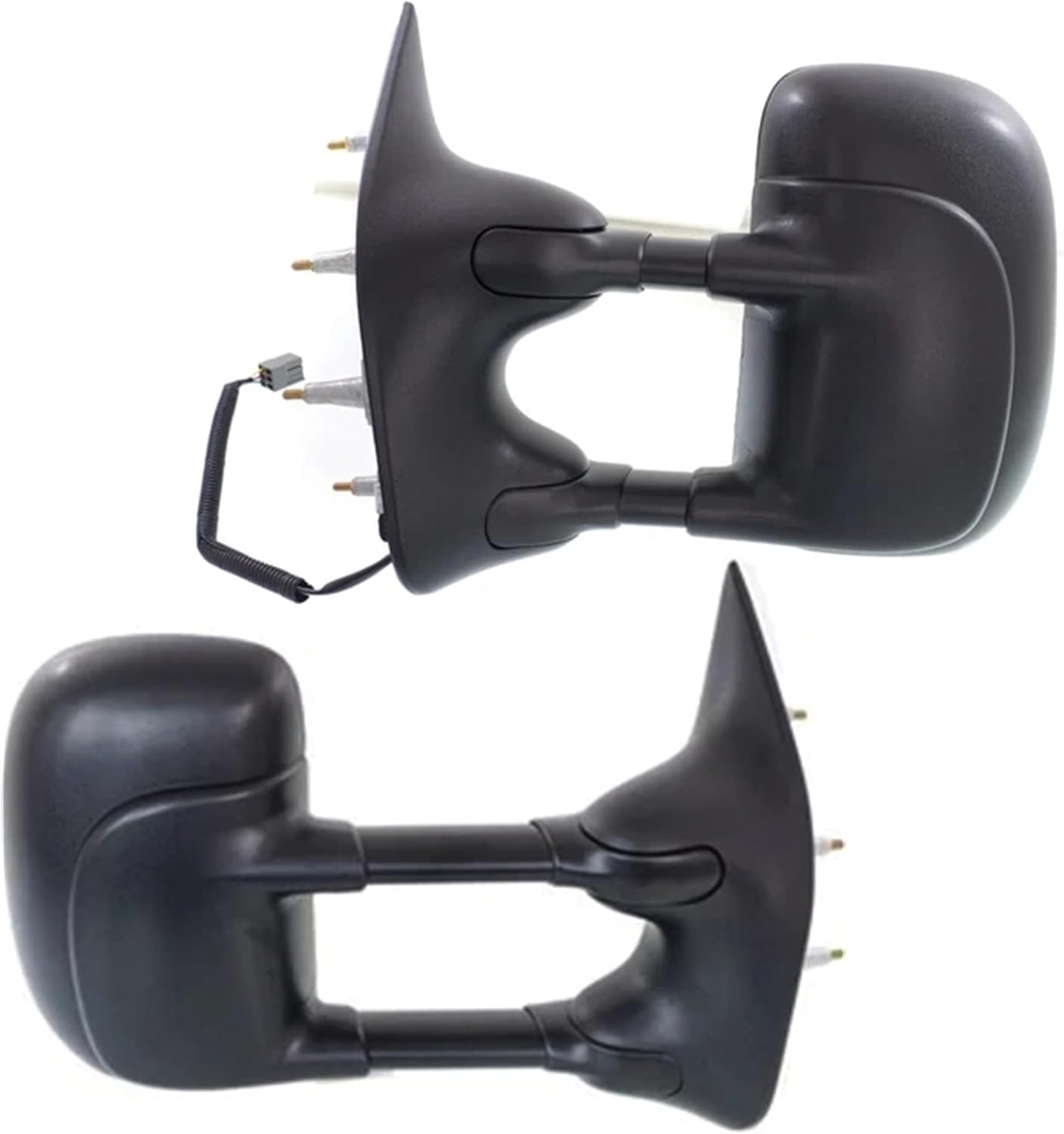 PartsFlow 2Pcs Power Folding Mirrors For 2009-2016 Ford E-350 Super Duty/E-450 Super Duty/E-150/E-250/Econoline Van FO1320329, FO1321329