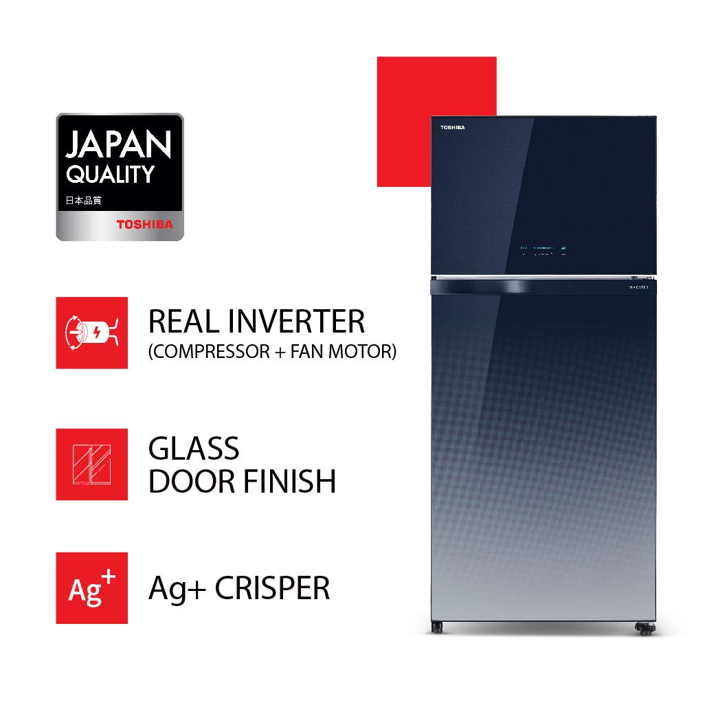 TOSHIBA GR-AG66INA(GG) 661 L 2 Star Inverter Frost-Free Double