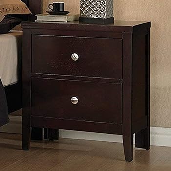 Amazon Com Coaster Home Furnishings Carlton 2 Drawer Nightstand Cappuccino Furniture Decor