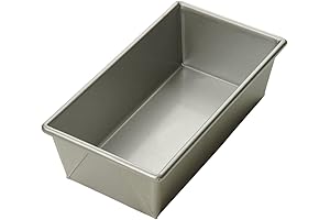 Commercial Bakeware 8 by 4-Inch Loaf Pan, 3/4-Pound