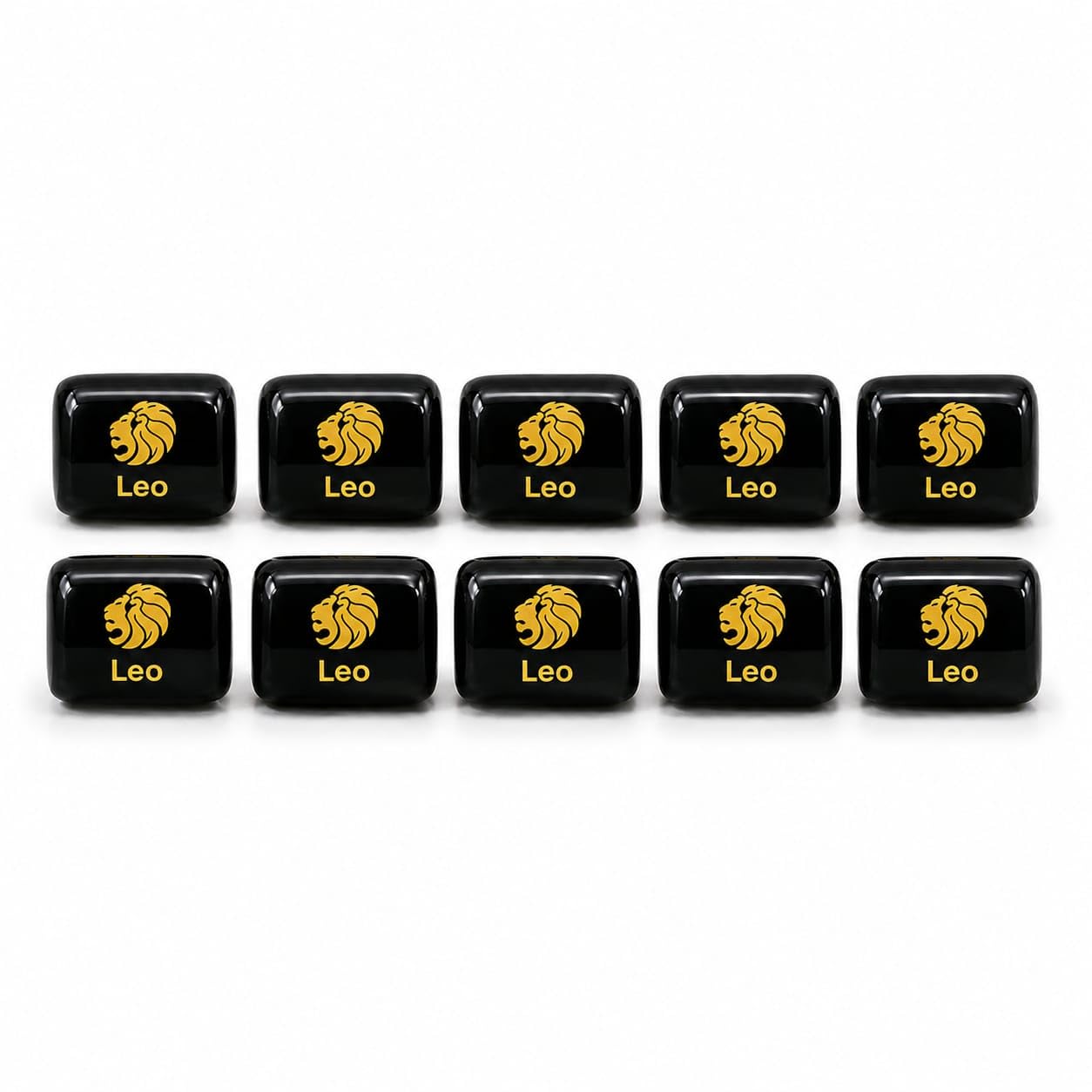 Leo Zodiac Bracelet Making Beads Black & Gold 10 PCS | DIY Jewellery Craft, Barrel Bead Shape, Tiger Eye & Citrine, Leo Horoscope Charm, Strong Stretch Cord-image-30