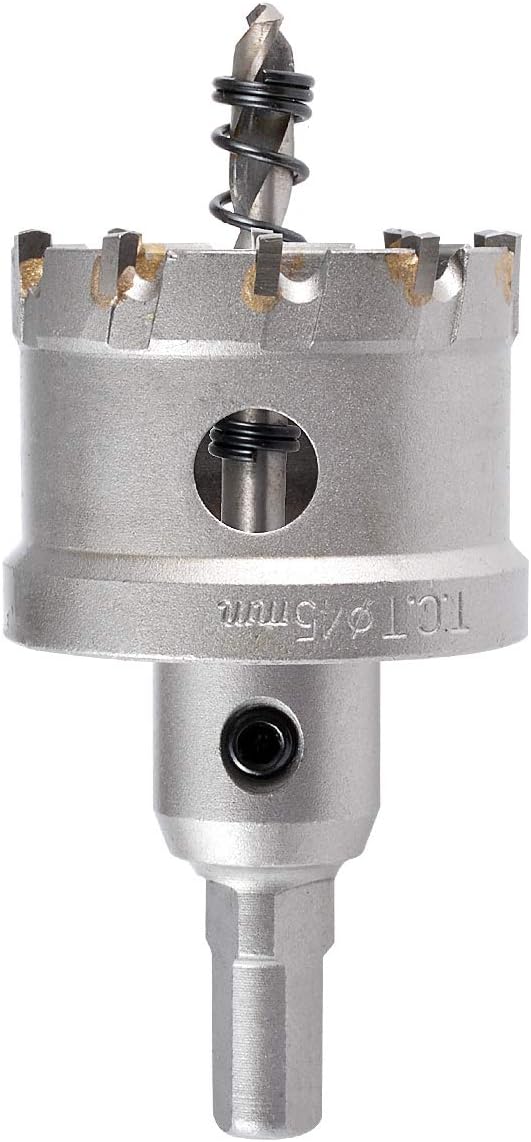 Sourcing Map Hartmetall Lochsäge 63mm - Für Edelstahlblech Bis 5mm Stärke