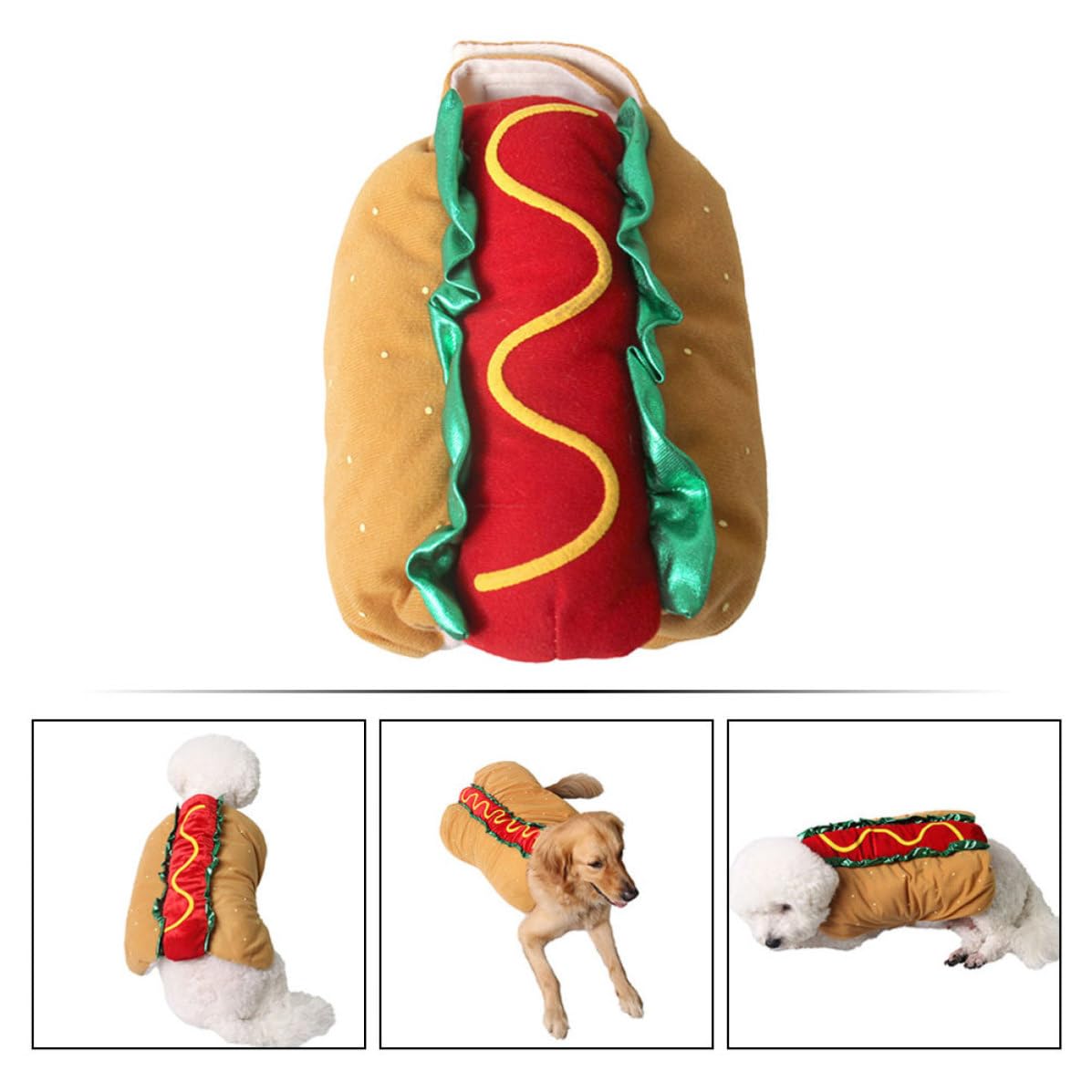 Alasum Costume e Stile Creativo e Adorabile e Arancia in Poliestere per Cani e Gatti per Leggero e Comodo Facile da Indossare per Feste e Carnevali Feste Carnevali