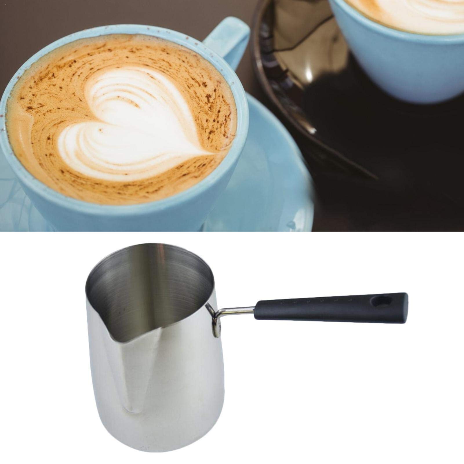 Bricco Per Latte BonVIVO Muvo In Acciaio Inox - Per Cappuccino E Latte Art, Antiaderente E Preciso