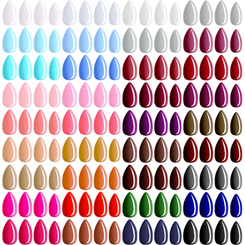 Maitys Almond Press on Nails 36 Colors 864 Pcs Press on Nails, Gl...