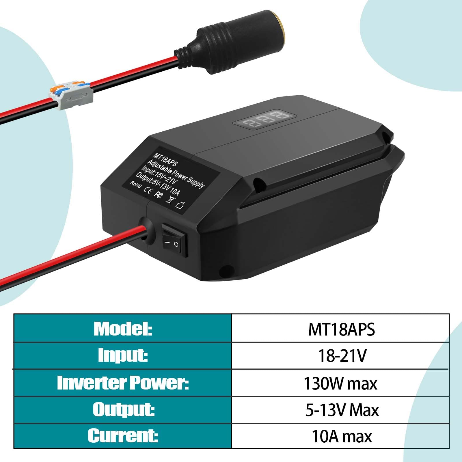 Amazon.co.jp: DC18V-12Vステップダウンコンバーター マキタ18V