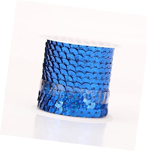 Miniatura 2 de EXCEART 10 piezas para tiras redondas de color de lentejuelas planas M manualidades costura lentejuelas brillantes bricolaje flecos formas mixtas