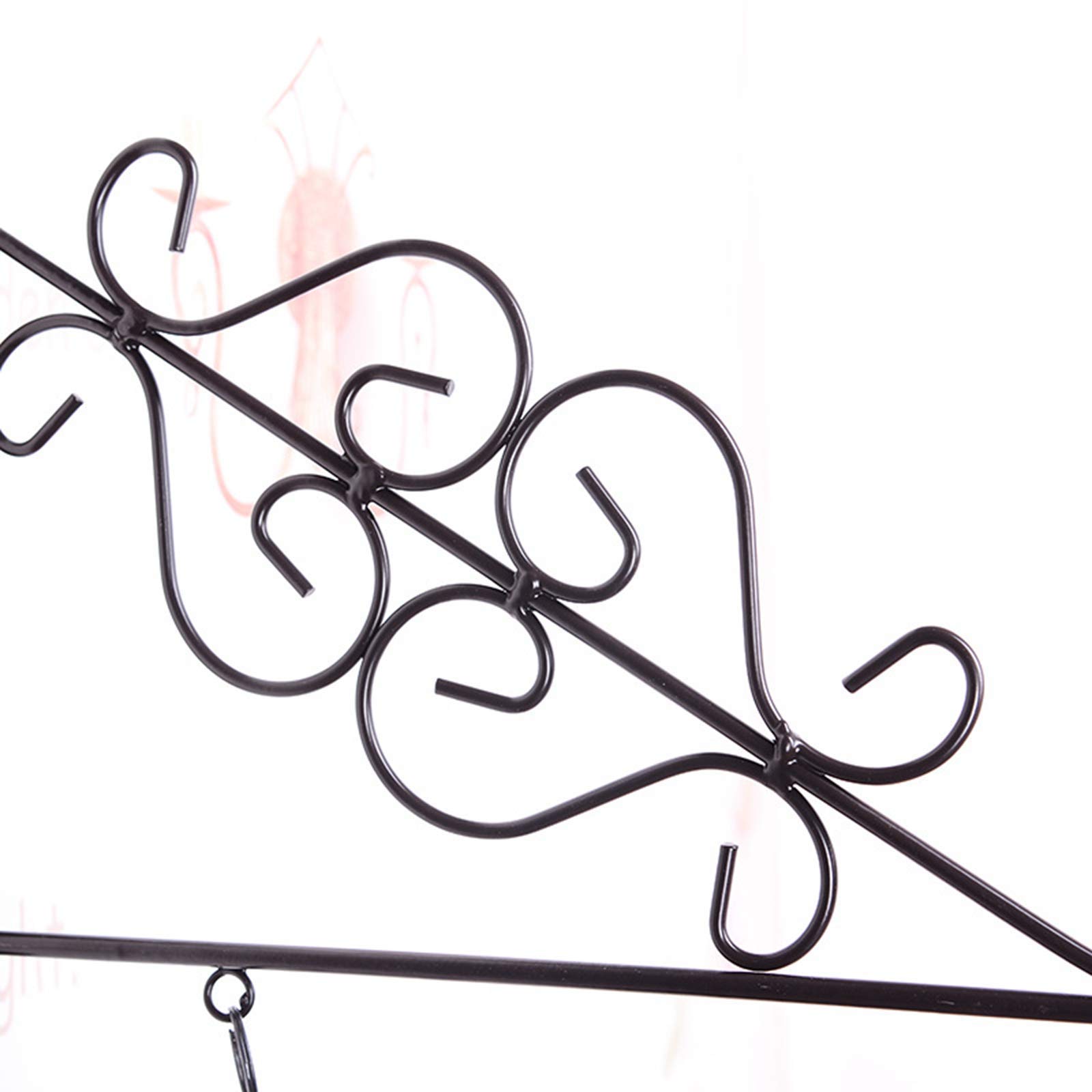 Reloj de pared para decoración del hogar y jardín al aire libre, reloj de estación grande con números arábigos de doble cara, reloj de jardín de hierro forjado con cartel de bienvenida, reloj par