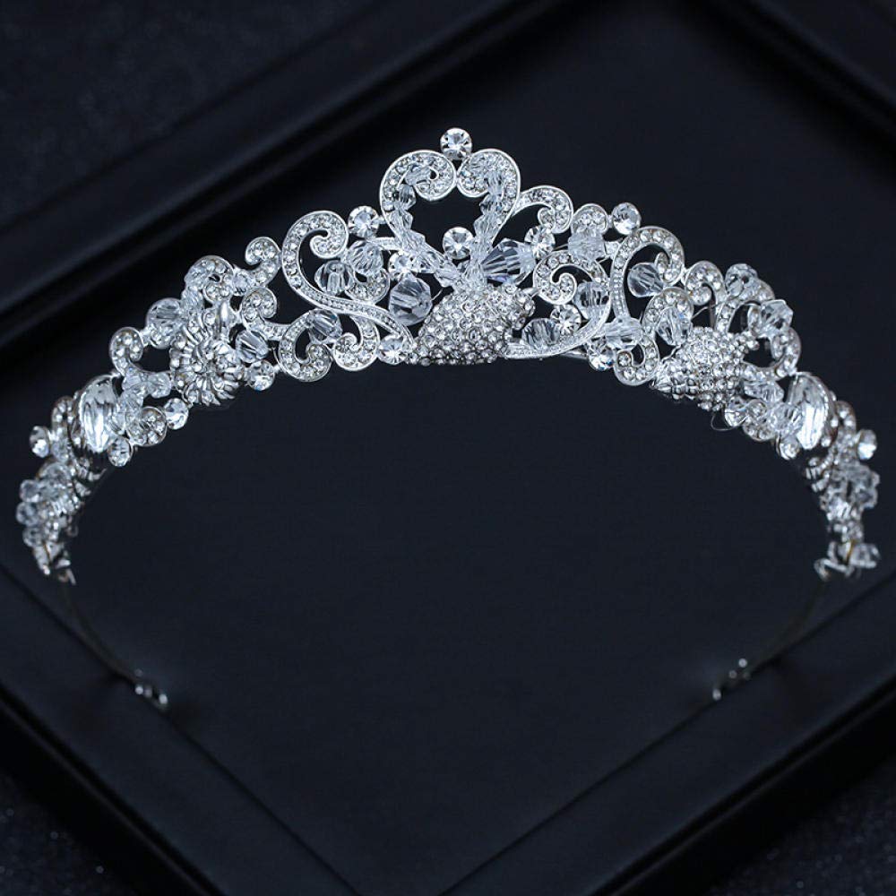 Tiara Ruinuo 316L'Alliage Coiffe La Couronne Mignon Conque Argent Femme Simple Fashion Mariage Accessoires Cheveux Serre-Tête Vintage Cadeau Parti