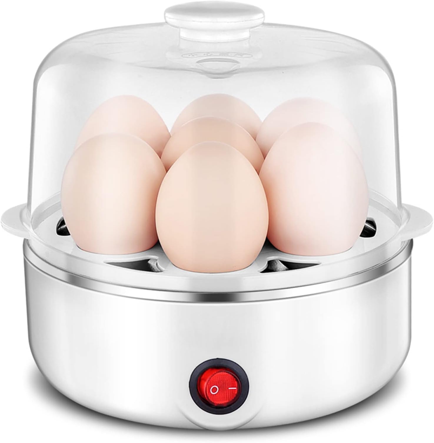BURDEAN Rapid Egg Cooker: 7 Egg Capacity Electric Egg Cooker for Hard Boiled Eggs with Auto Shut Off Feature