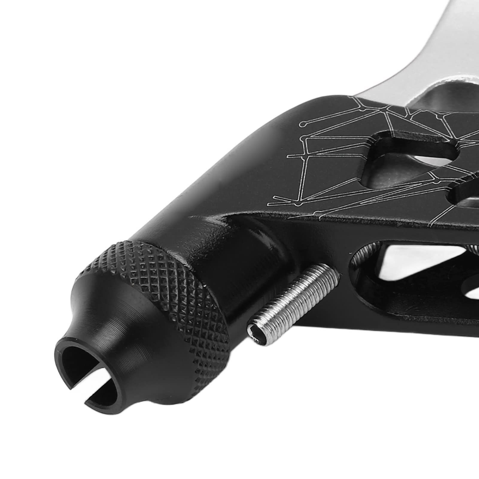 Leve del freno per bici da monte 1Pair, leva del freno in bici in alluminio, leva del freno per biciclette, adatto a tutti i tipi di mountain bike, ecc. (Silver)