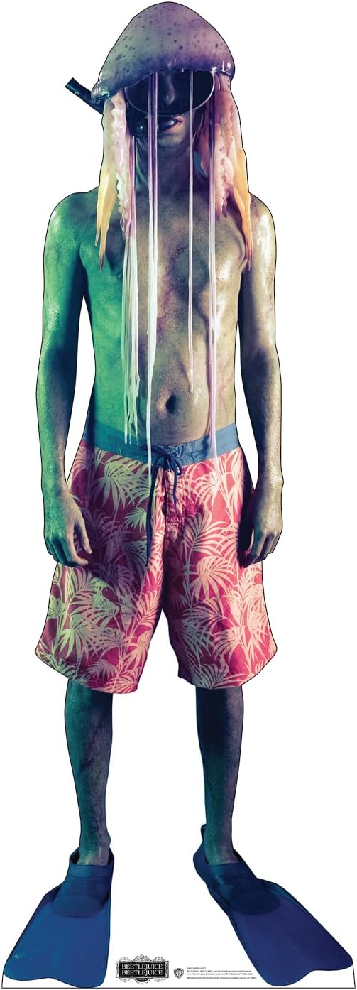 Cardboard People Diver Ghost Life Size Cardboard Cutout Standup - Beetlejuice Beetlejuice (2024 Film)