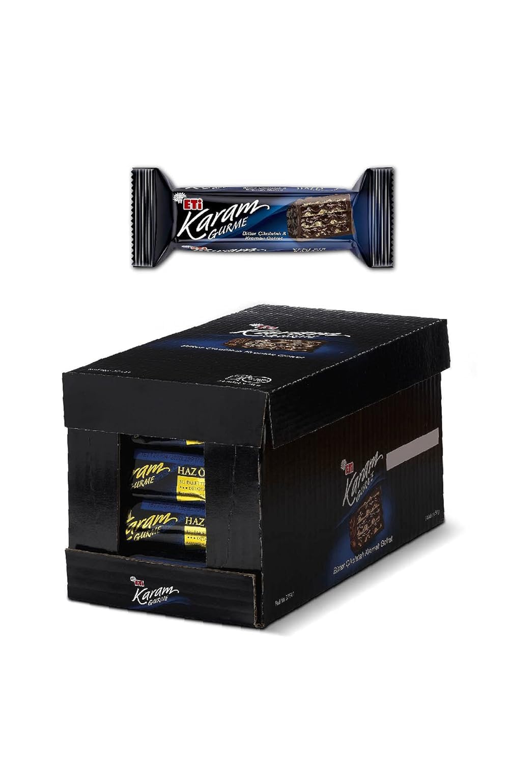 Turkish Chocolate Wafer Eti Karam Gurme Wafer dunkle Dark Schokoladenwaffel 18 x 50 g