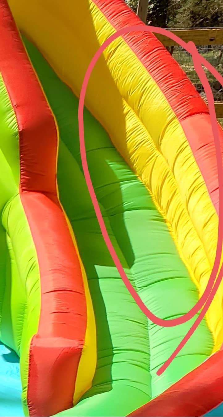 30/mo Finance WELLFUNTIME Inflatable Water Park with Blower Dual