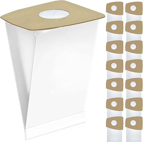 Paquete de 15 bolsas de repuesto para aspiradora de microfiltración tipo C hechas para adaptarse a los modelos Eureka Mighty Mite serie 3000 y 3100