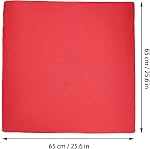 Jmkcoz 3 Pcs 50s Chiffon Scarf Sheer Square Neck Head Scarf for Women Girls Hip Hop 1950s Party Halloween Costume