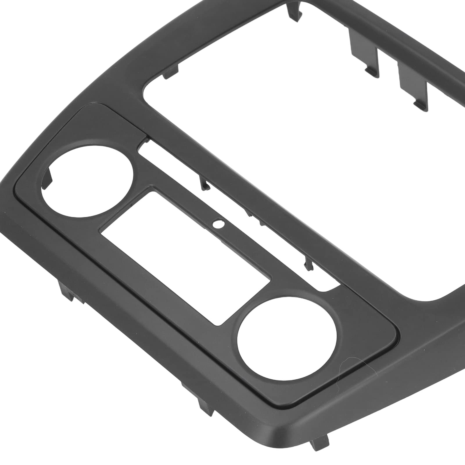 Radio Faszienspieler Autoradio Rahmen Blende 2DIN Radio Frontplatte ABS Autoverkleidungsersatz für Auto AC 2009 2017