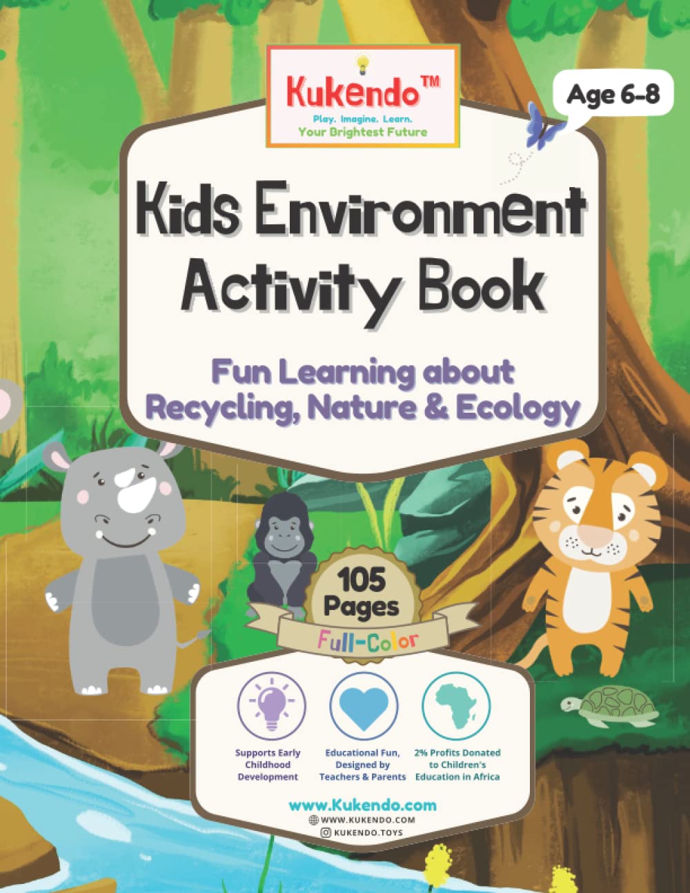 Kids Environment Activity Book: Fun Learning about Recycling, Nature & Ecology