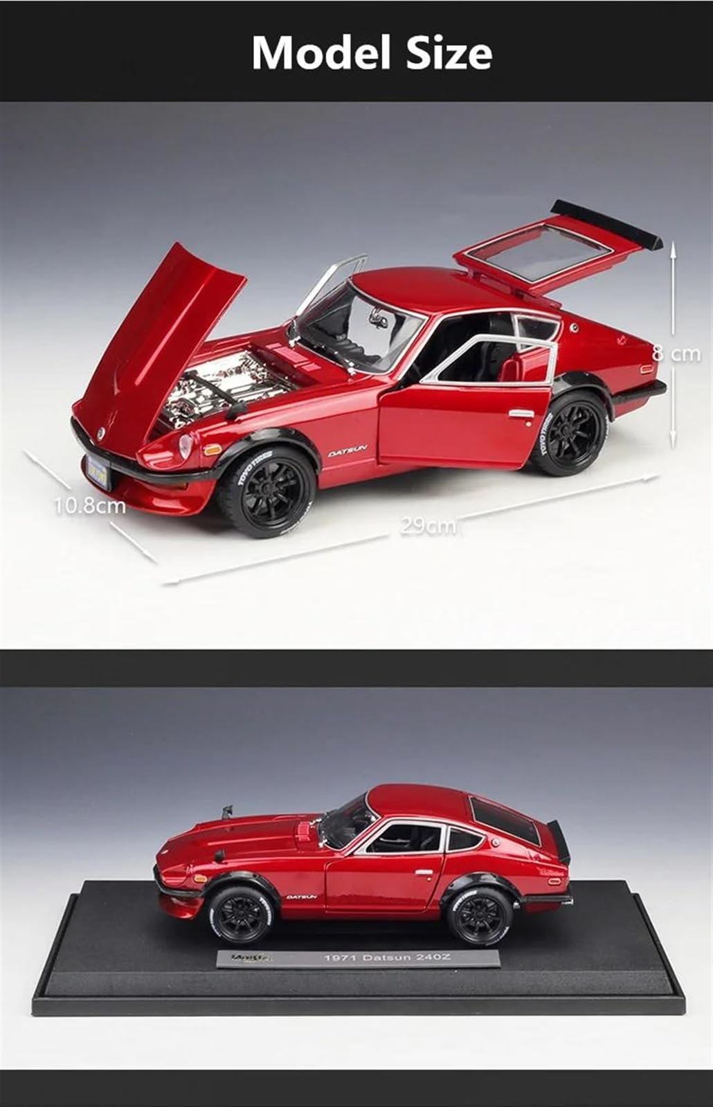 Amazon.co.jp: ミニカー スケールモデルカー 1:18 日産ダットサン 240Z