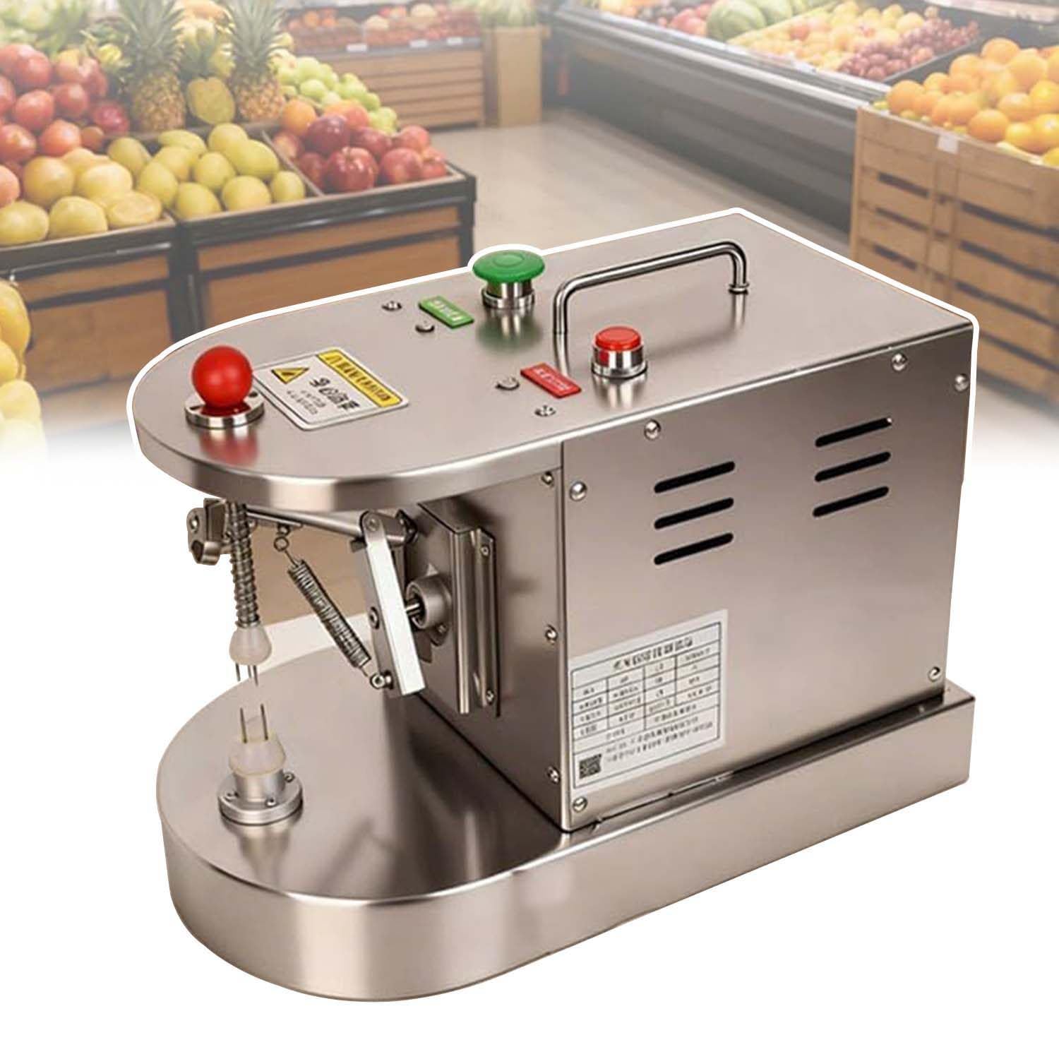 DPLWJPP Electric Fruit Vegetable Peeler Rotating Peeler Fruit Vegetable Cutter Automatic Peeling Machine for Citrus Fruits More Height Adjustable Design for Citrus Kiwi