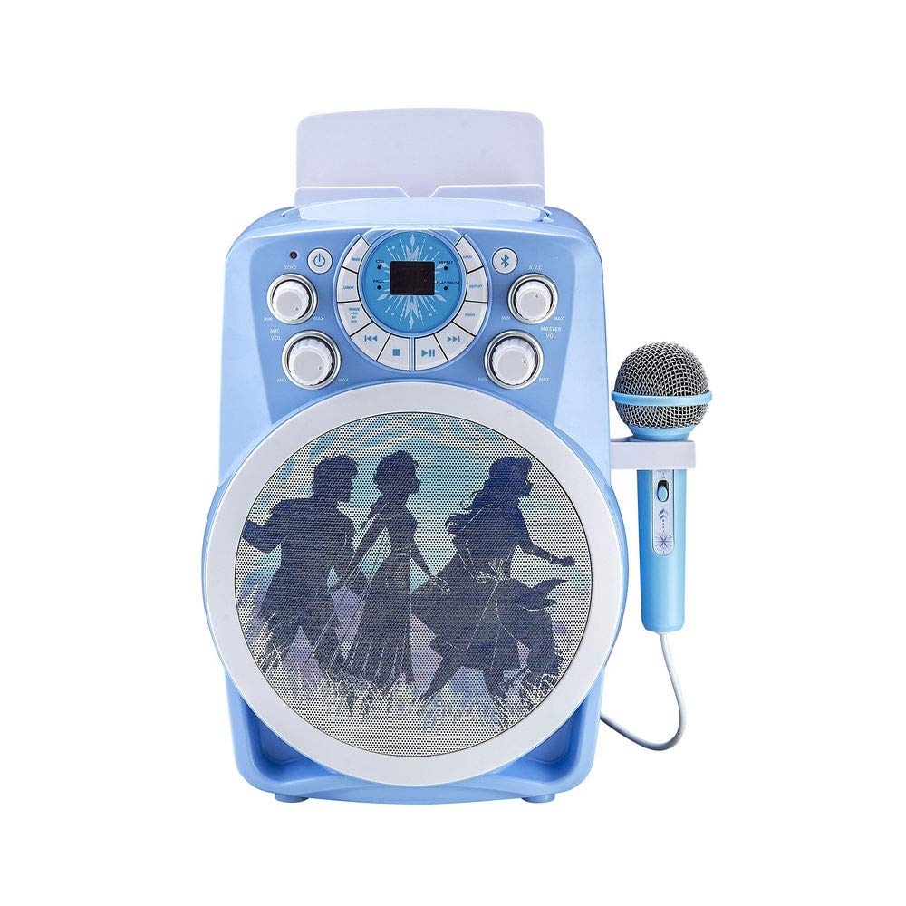 Ekids Frozen Bluetooth Cdg Karaoke Machine With Led Disco