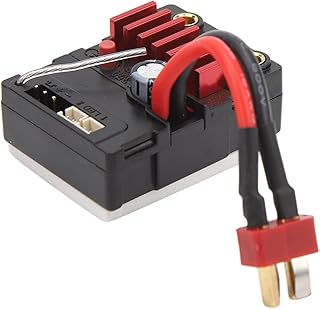 Airshi Brushless ESC Controller, Anti Dust 2S Lipo RC Integrated Brushless ESC Plastic 35A for 16103 RC Car