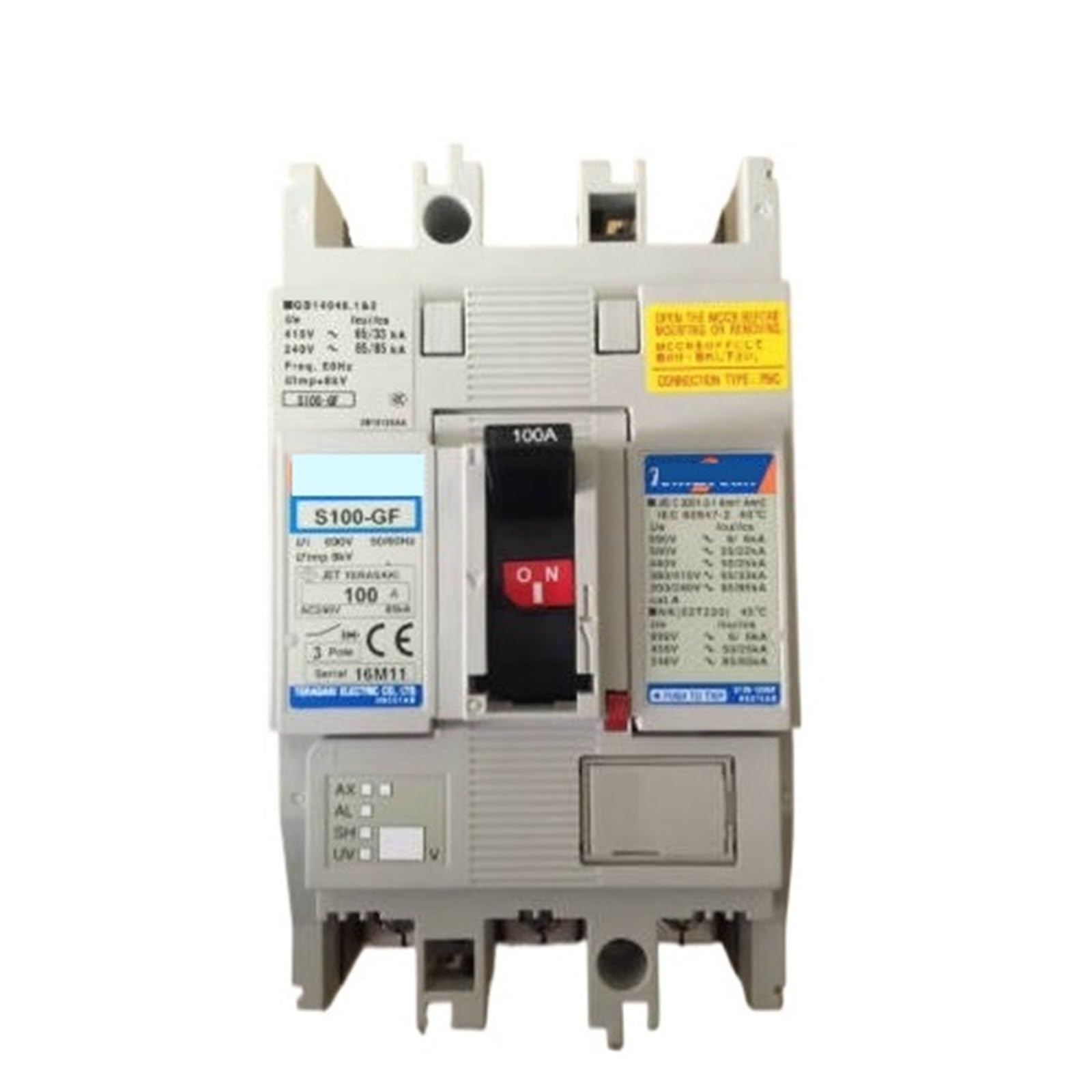 Interruttore automatico S100-GF 3P PMC 100A for impianto elettrico industriale originale