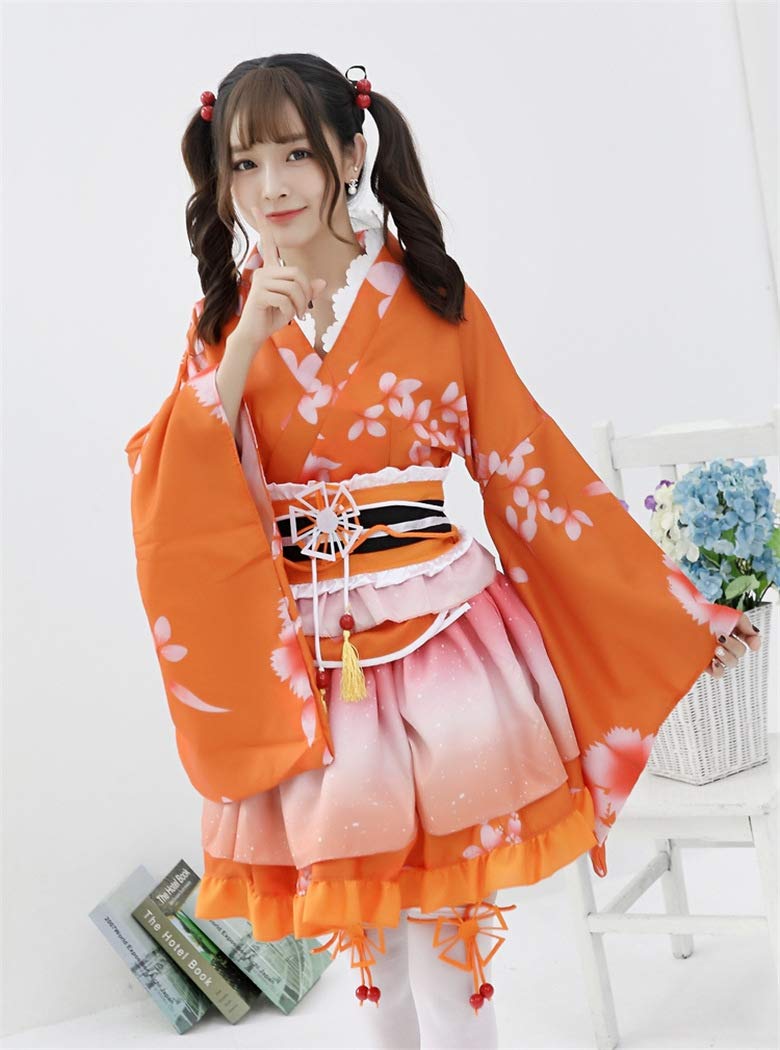 浴衣ドレス♡レディース♡ Amazon.co.jp: TWO L 浴衣ドレス 女の子 和風 羽織 上着