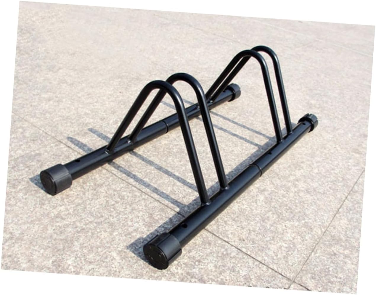 Abaodam Black Floor Bike Rack Parking Stand for Use Suitable for Mountain and Road Lightweight and Storage