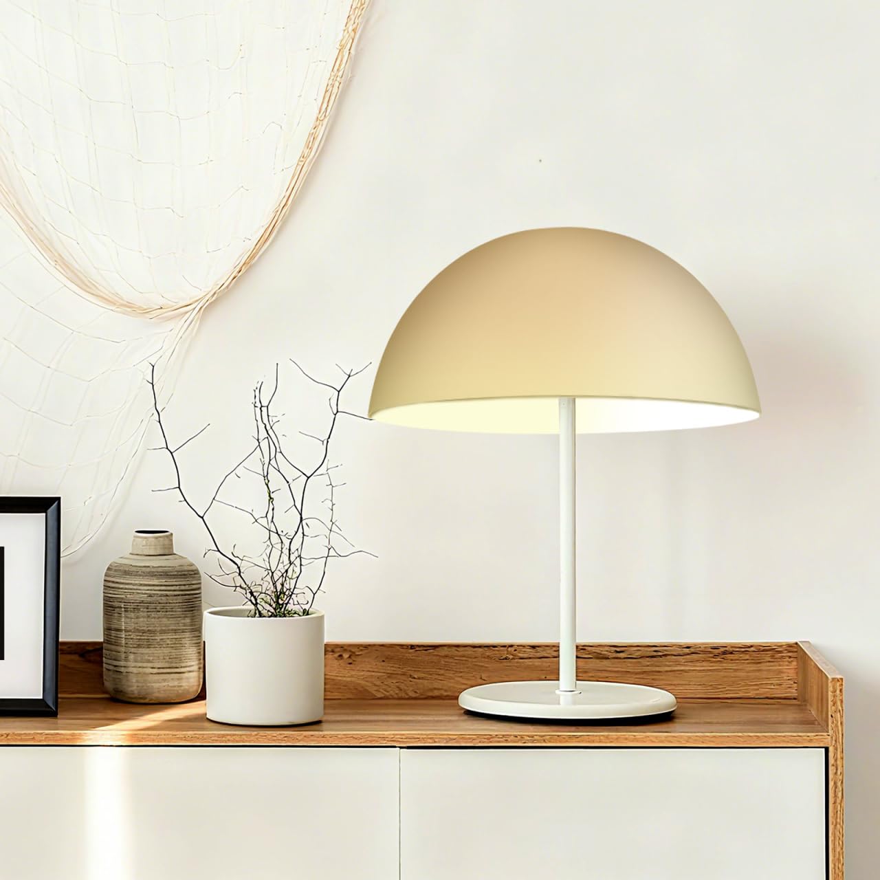 ULTECHNOVO Floor Lamp Shade, Plastic Bowl White Lamp Shades Replacement - Image 2