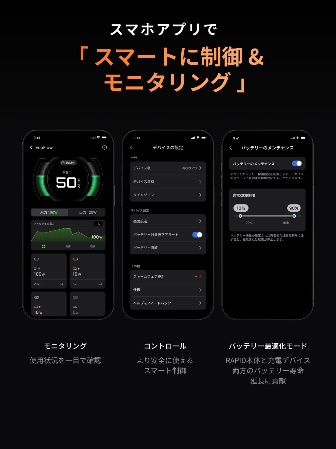 Amazon | EcoFlow RAPID Pro モバイルバッテリー 20000mAh 230W 【大
