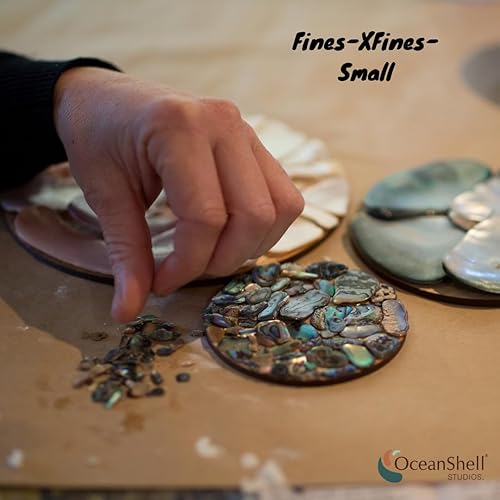 Miniatura 2 de PAUA - Piezas de concha de satén para fiesta temática de playa, decoraciones de boda, manualidades de bricolaje, decoración del hogar, suministros