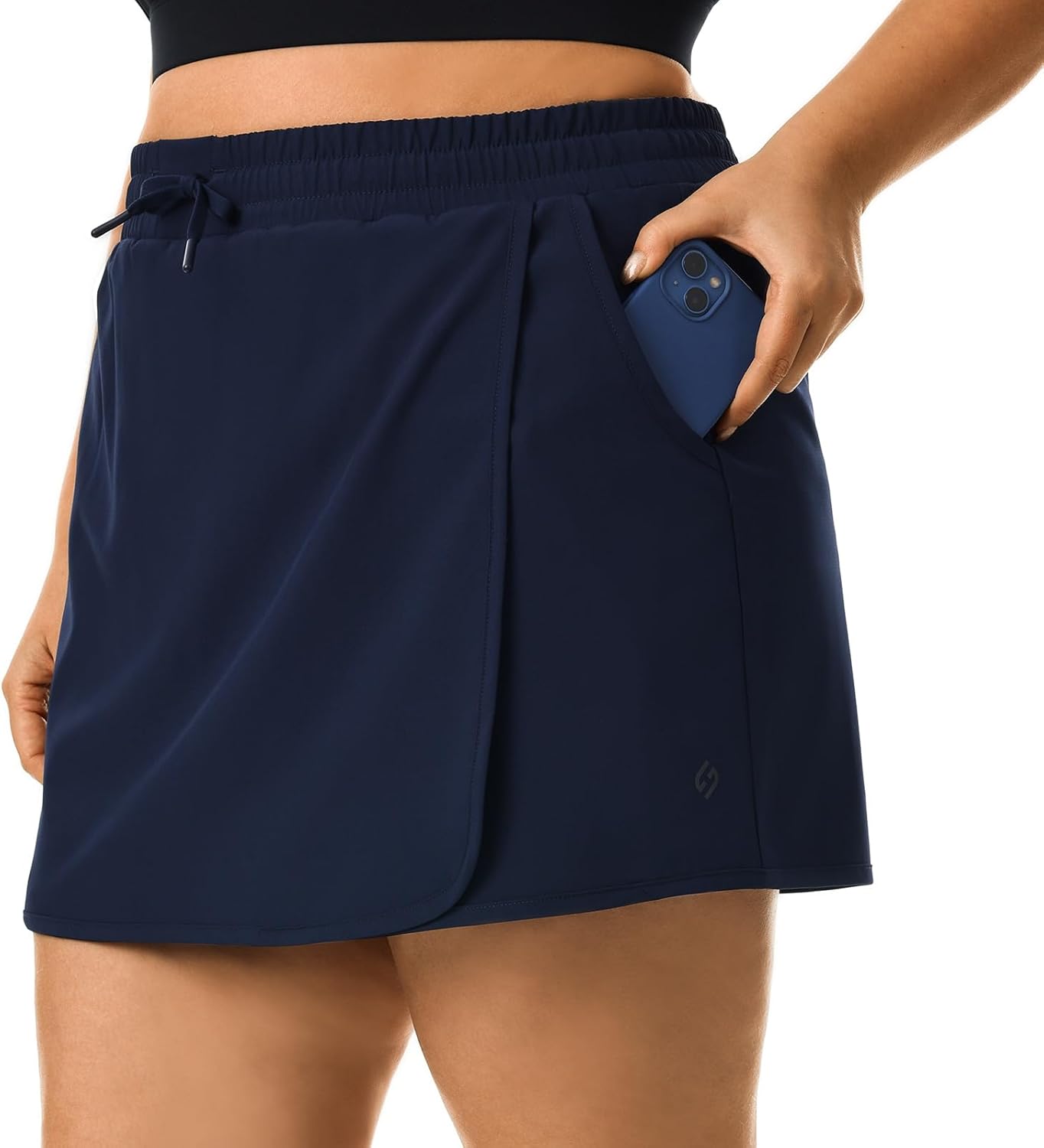 HOdo Plus Size Women's Tennis Skirt with Shorts Pockets Athletic Skorts Quick Dry Golf Active Skirts for Workout Sports 1X-5X - Image 7