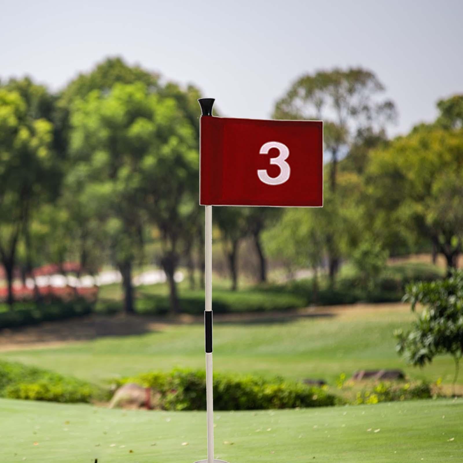 Juego de Bandera de Putting Bandera de Práctica de Golf, Idea de Regalo para El Césped, de Prácticas Y El Jardín.