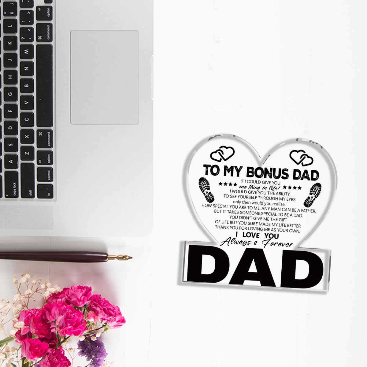 BENNLOOS Divertido Regalo Para El Día Del Padrastro De Parte De Hijastra Hijastro, Feliz Día Del Padre Para Padrastro, Tarjeta De Cumpleaños Humorística Para Padrastro, Tarjeta De Bromas De Emergencia
