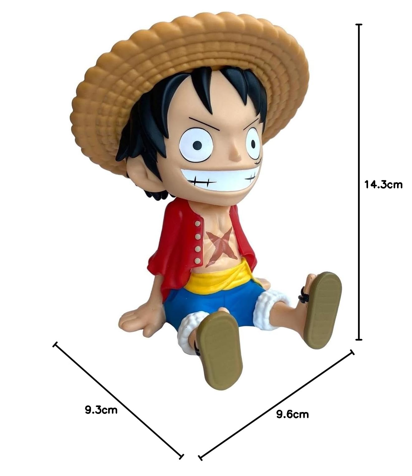 Plastoy - Skarbonka One Piece : Luffy
