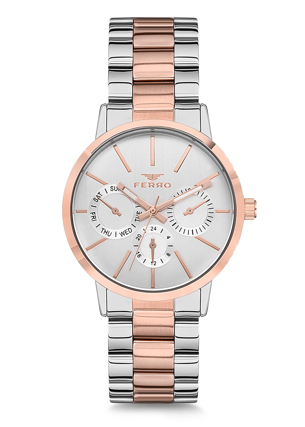 Ferro Spezia Analog White Dial Womens Watch-FM81886A-E (B09RPCQTXQ) Amazon Price History, Amazon Price Tracker