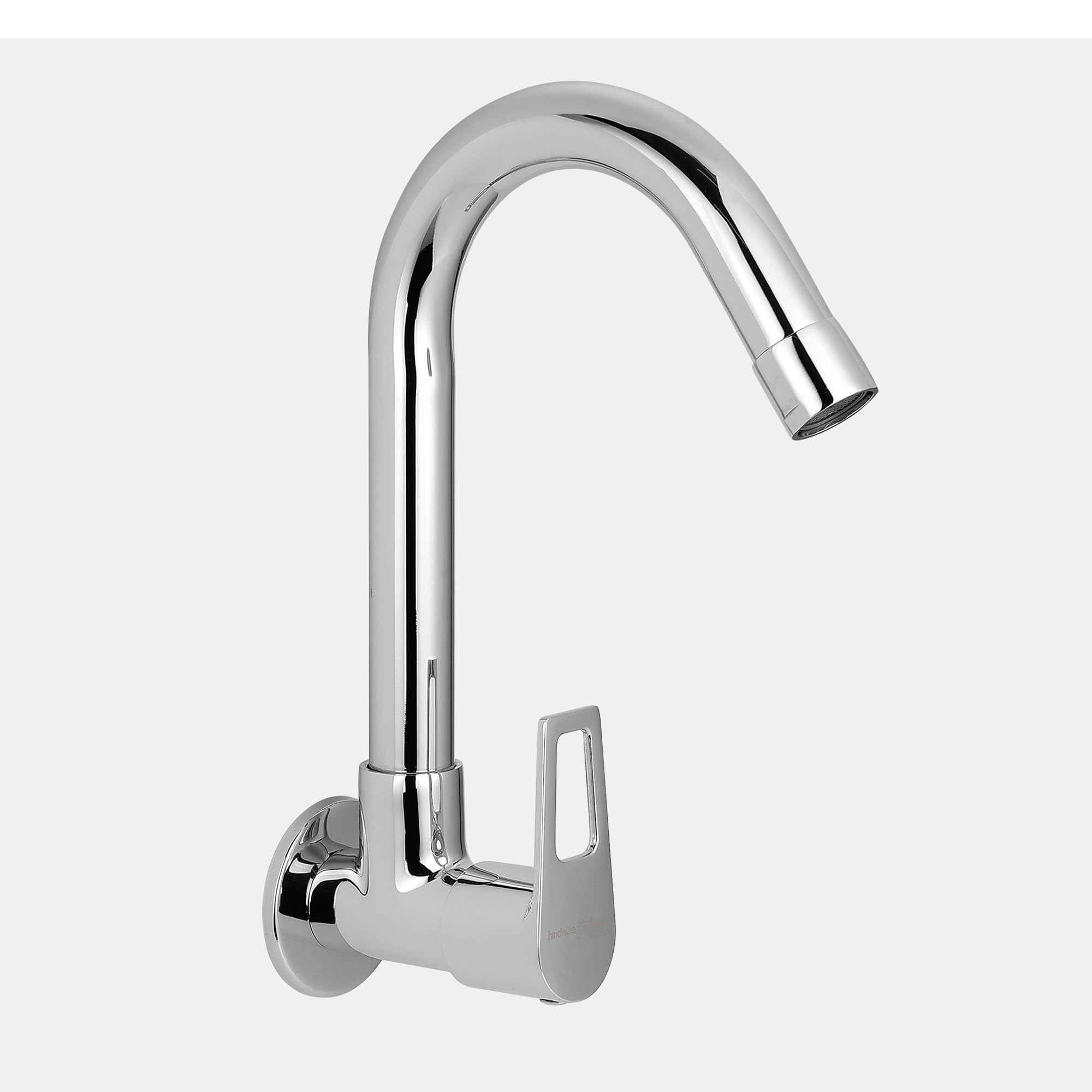 Hindware Italian Collection Aspiro Range F570023CP Kitchen Sink Tap with Swivel Spout | Wall Mounted | Made of Brass | Mirror-Like Finish-image-34