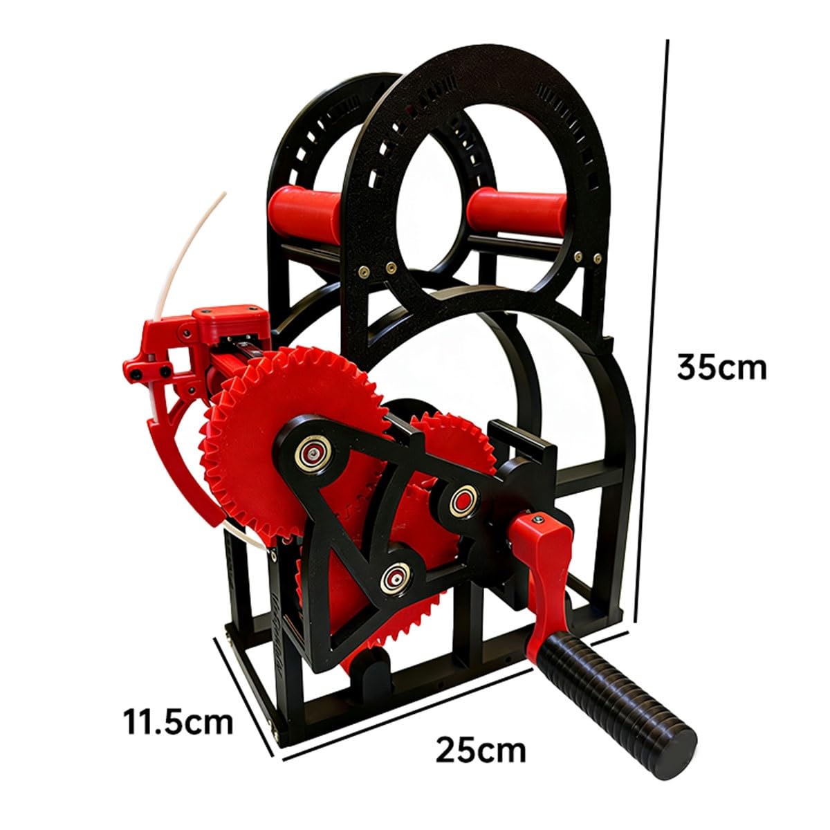 Przemysłowy filtr filamentu 3D, ręczny nawijacz szpuli bez plątania, uniwersalny nawijacz drutu/nici spawalniczych do szpul 20 cm, dla entuzjastów druku 3D, artystów tekstyliów