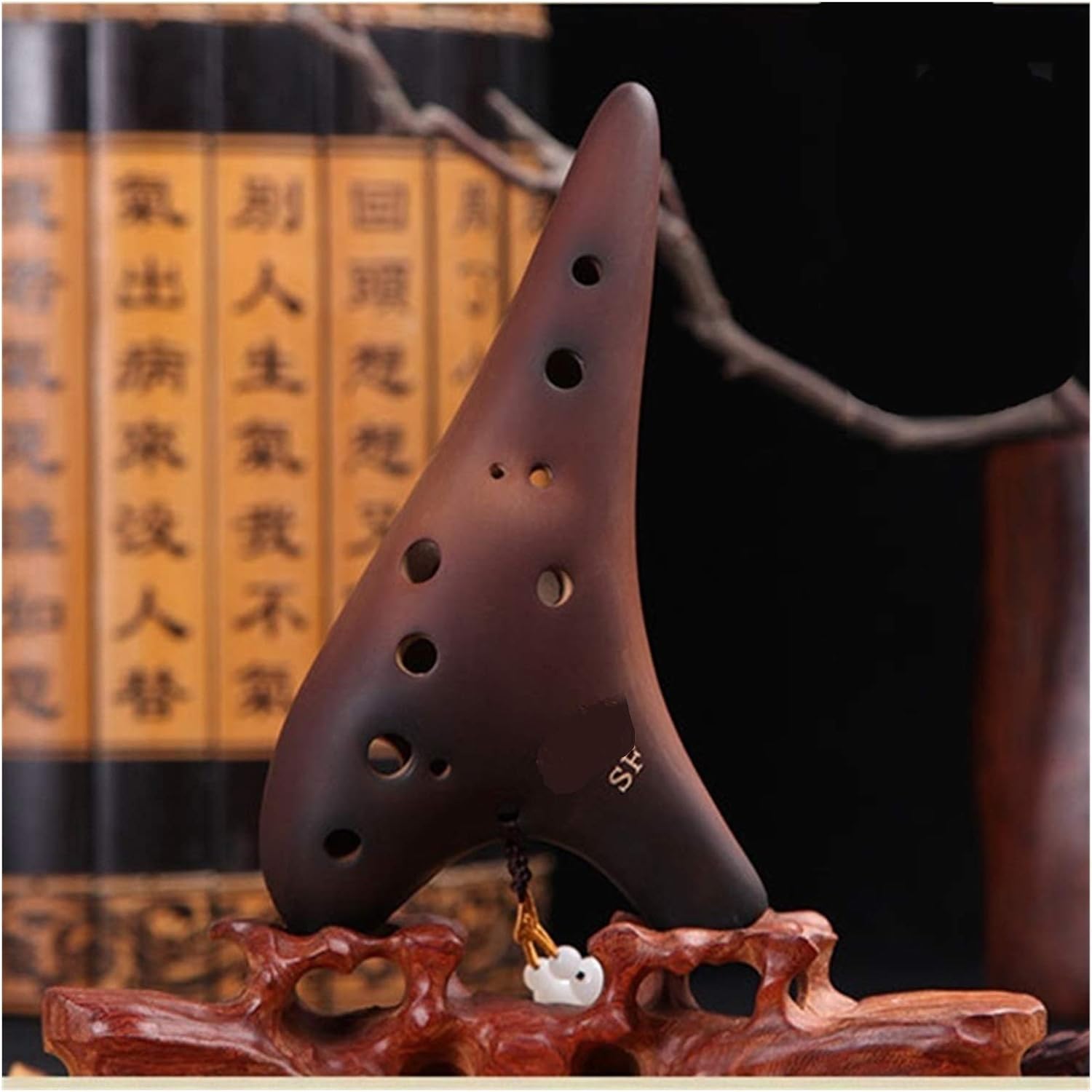 WAAZVXS 12 Holes Ocarina Smoldering Treble F key Ocarina